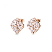 Orecchini Rosato Donna Gemma in Argento Zirconia RZGE41 - RZGE41